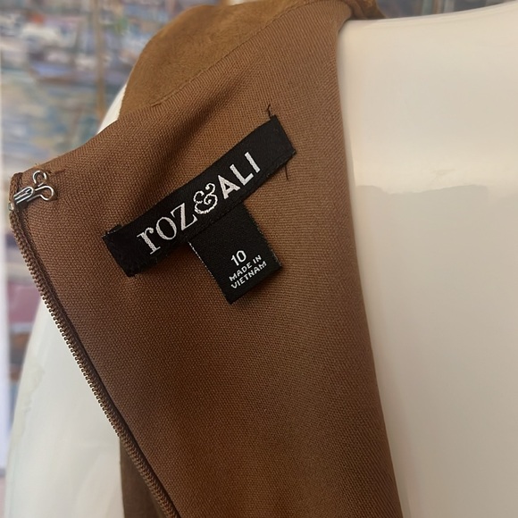 FAUX SUEDE DRESS - Picture 6 of 7